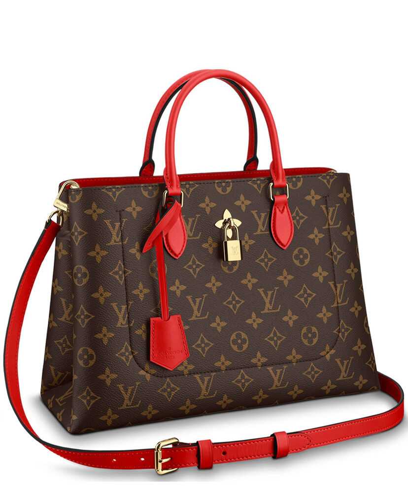 Louis Vuitton Flower Tote M43550 M43553 Red